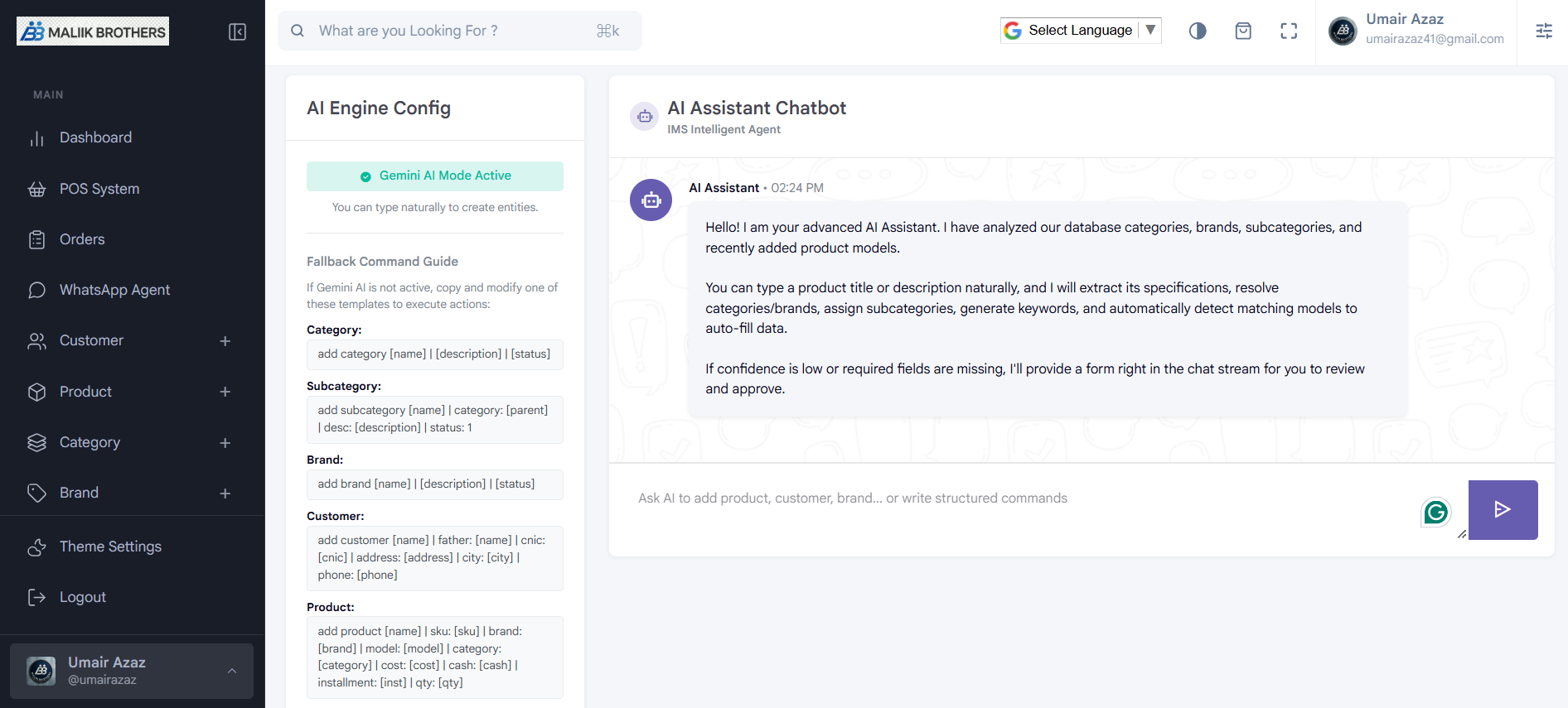A7 InstalPay: AI chatbot